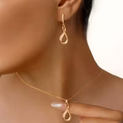 نیم ست مدل لورنس از برند YSX . با زنجیر . کد N88..