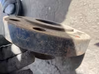 فلنج گلودار 3 اینچ نسوز استنلس استیل ریس فیس رده 80 کلاس 600  B16.5 از جنس  A SA182/F11