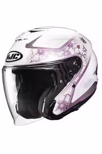 کلاه کاسکت موتورسیکلت چند رنگ I31 IONA MC8 HALF MOTORCYCLE دارای سفید است HJC