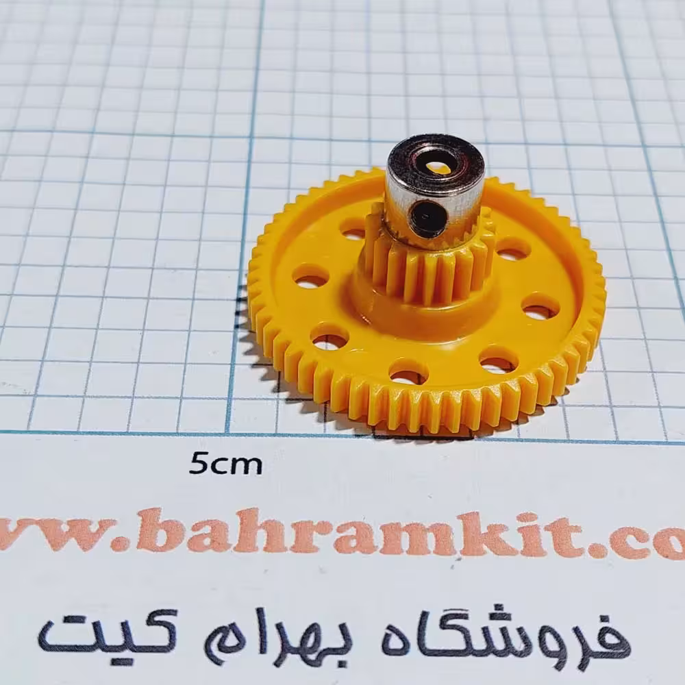 چرخ دنده 57 تایی دوبل بسته 2تایی