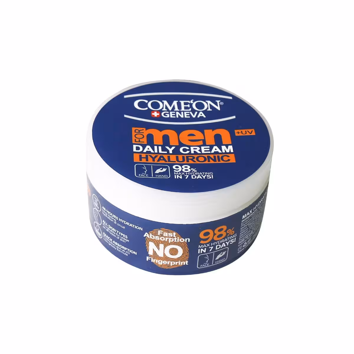 کرم مرطوب کننده دست و صورت هیالورونیک آقایان 240 میلی لیتر کامان – Come On