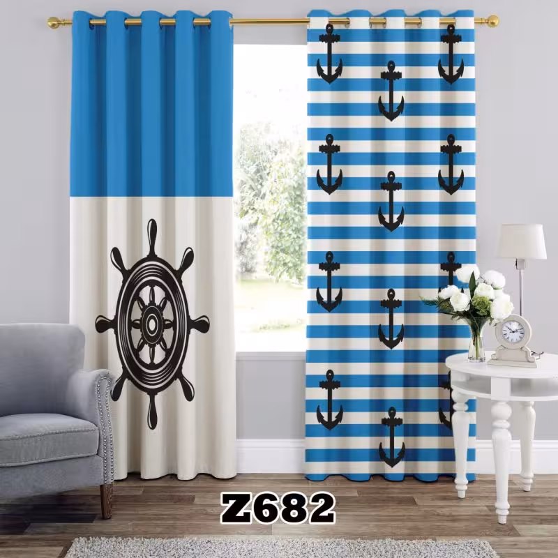 پرده سه بعدی طرح ملوان