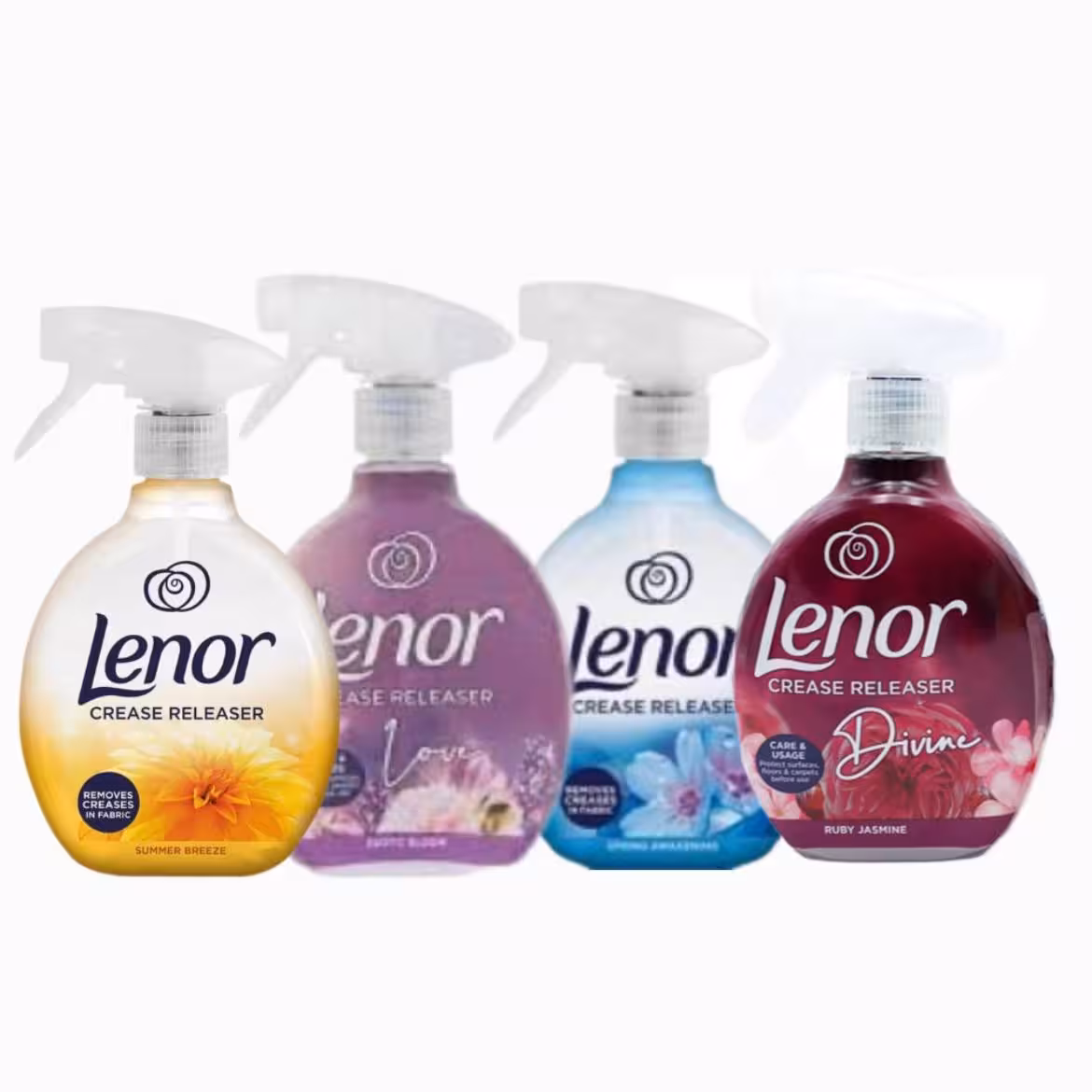 اسپری ضد چروک و خوشبوکننده لباس لنور 500 میلی‌لیتر