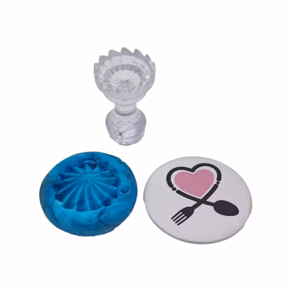 مهر کریستال 2.5 سانتی – کد 123