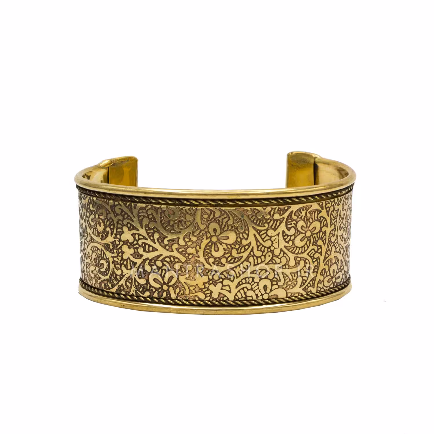 دستبند برنجی دست ساز هندی کد 1303