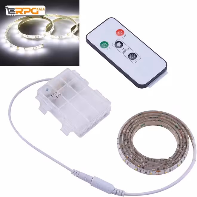 نوار LED سفید 50 سانتی SUMAITech | باتری خور با ریموت کنترل