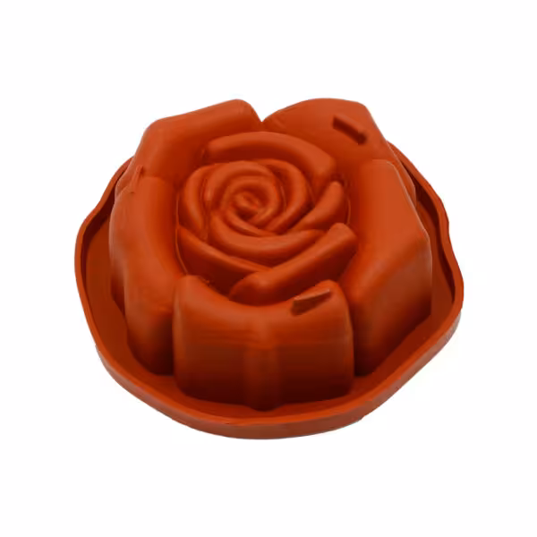 قالب سیلیکون دسری گل رز 14 سانت