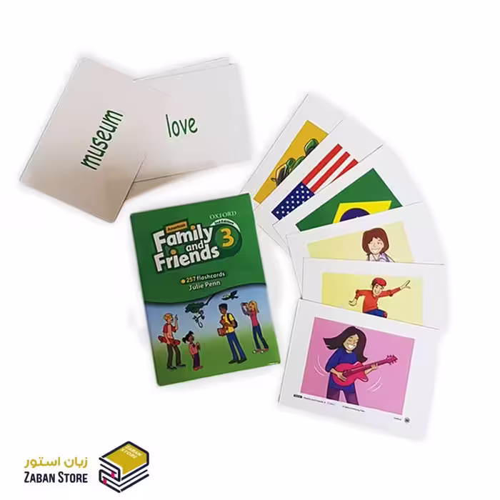 Family and Friends 3 2nd Edition Flashcards فلش کارت فمیلی اند فرندز سه ویرایش دوم
