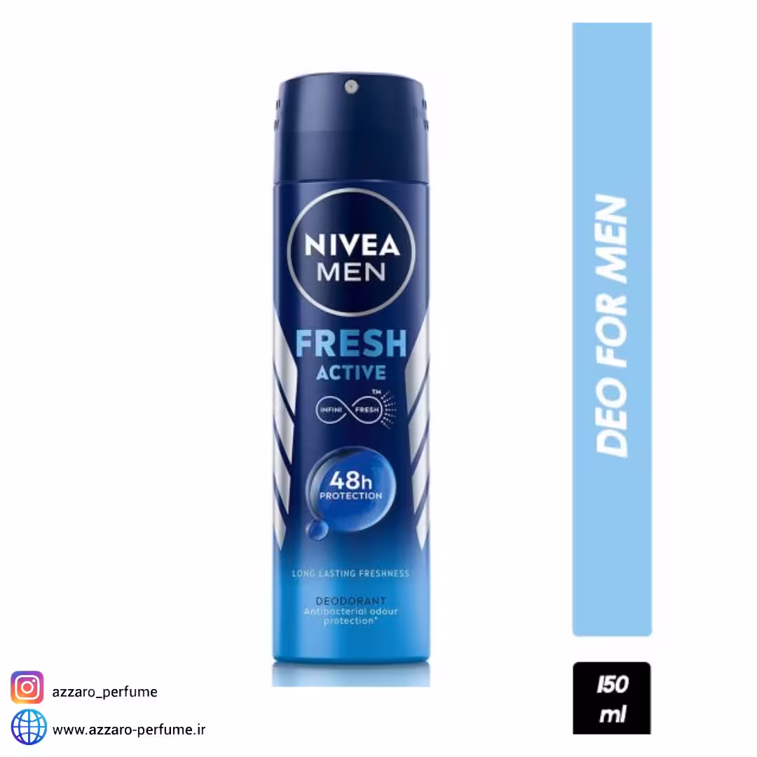 اسپری ضد تعریق نیوا فرش اکتیو 48 ساعت حجم 150 میل