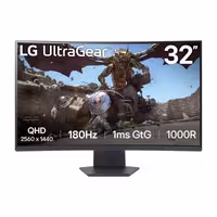 مانیتور خمیده از برند ال جی مدل 32gs60qc-b