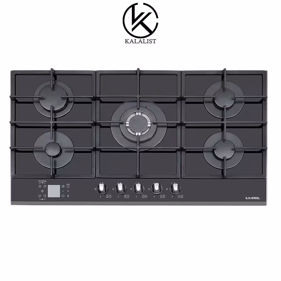 اجاق گاز شیشه ای ایلیا استیل مدل G527RF