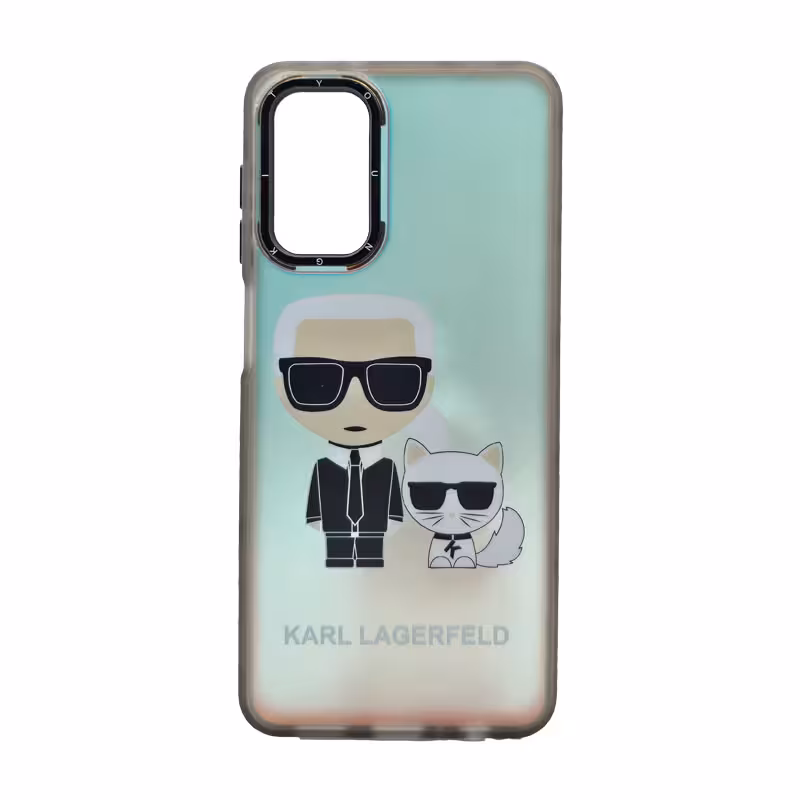 قاب طرح کارل هولوگرامی دارای محافظ لنز S21گلکسی سامسونگ