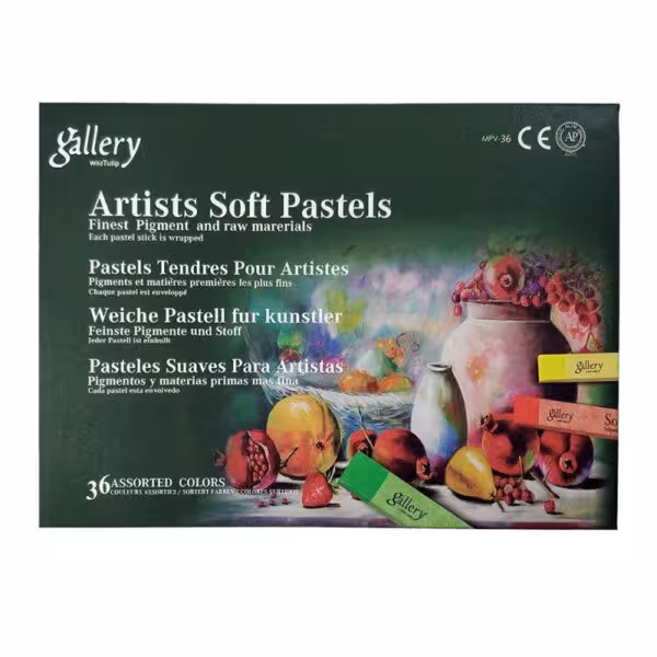 پاستل گچی مونگیو 36 رنگ مدل گچ پاستل مانگیو وایلد تولیپ