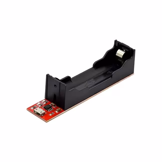 ماژول شارژر 18650 دارای جاباتری با ورودی Micro USB