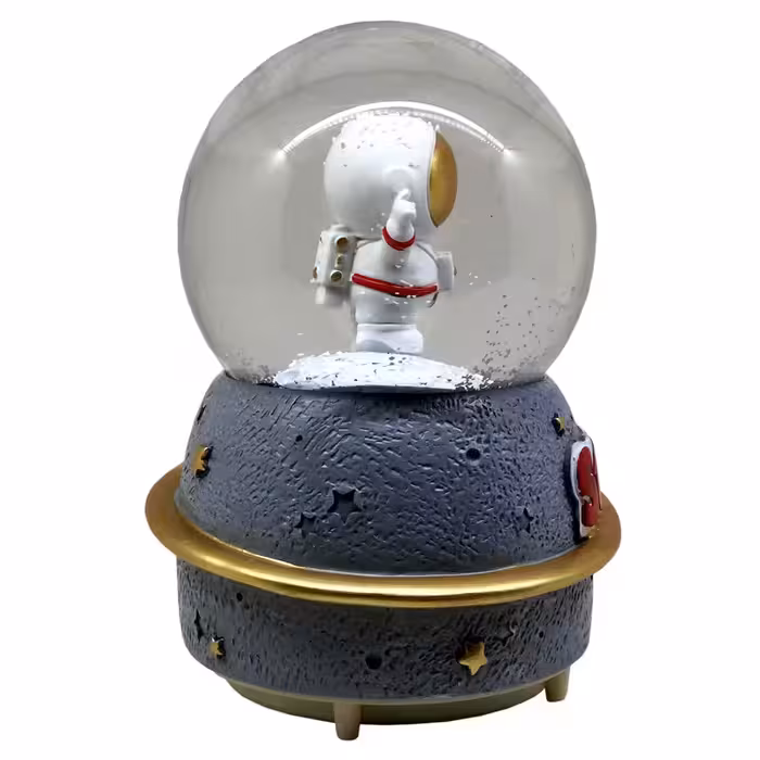 گوی موزیکال مدل پمپی و گردان طرح آدم فضایی