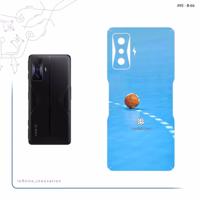 برچسب پوششی ماهوت مدل Handball مناسب برای گوشی موبایل شیائومی Poco F4 GT 5G