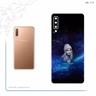 برچسب پوششی ماهوت مدل Cara Delevingne مناسب برای گوشی موبایل سامسونگ Galaxy A7 2018