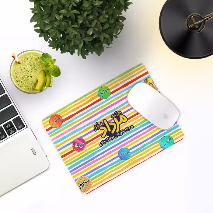 ماوس پد ترمه طراحان ایده مدل ماه تولدمرداد کد bm05