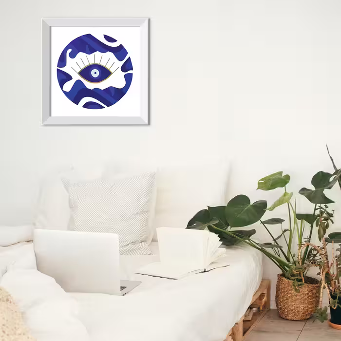 تابلو طرح چشم نظر کد TM77