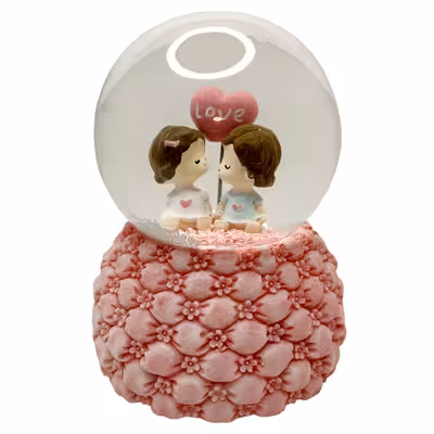 گوی موزیکال مدل پمپی Love طرح عشق کودکی کد PA4088