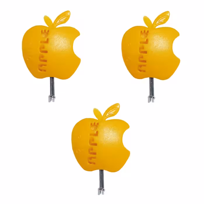 آویز حوله طرح سیب کد 25 مجموعه سه عددی