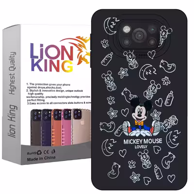 کاور لاین کینگ مدل میکی مناسب برای گوشی موبایل شیائومی Poco X3 / X3 Pro