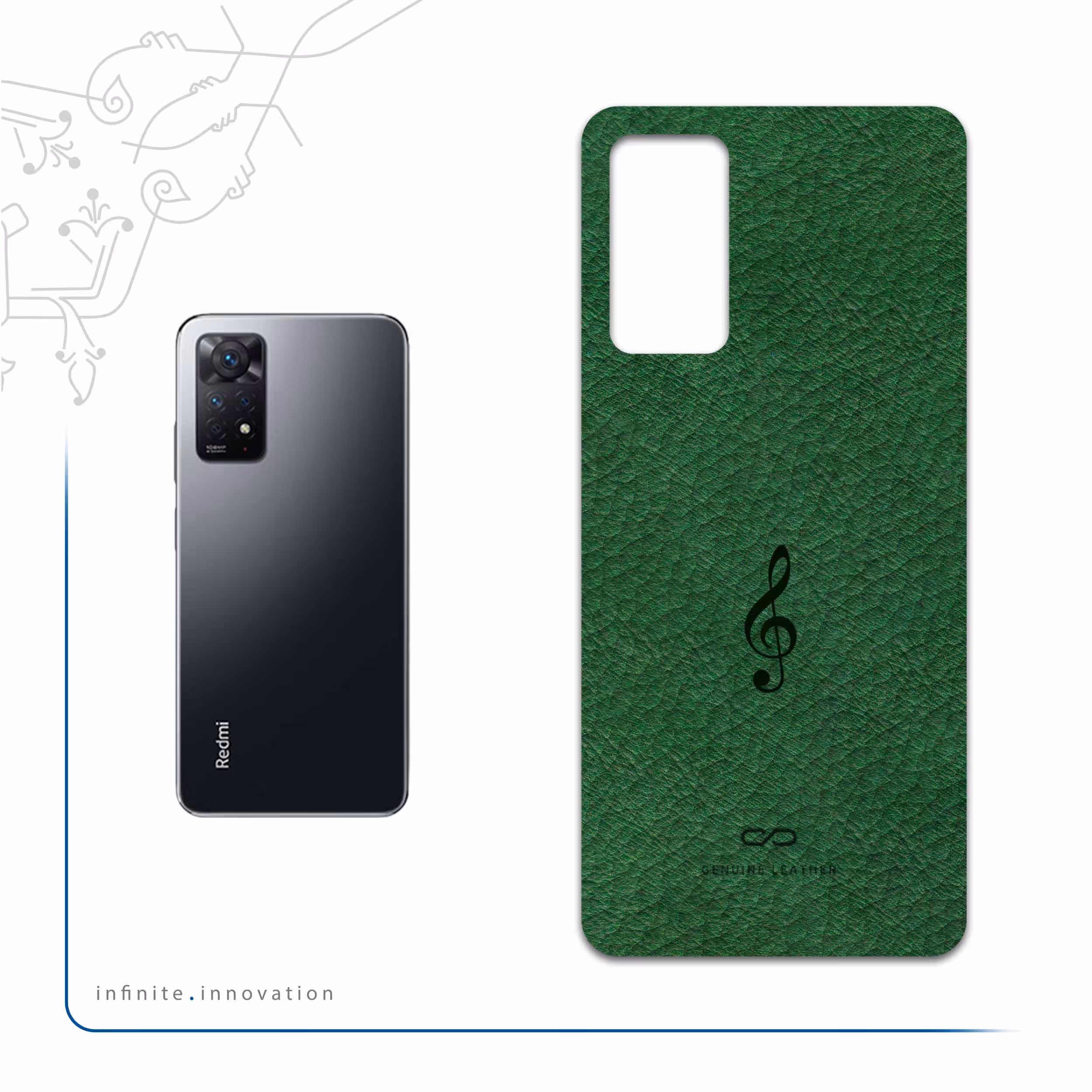 برچسب پوششی ماهوت مدل GL-SOL مناسب برای گوشی موبایل شیائومی Redmi Note 11 Pro 5G