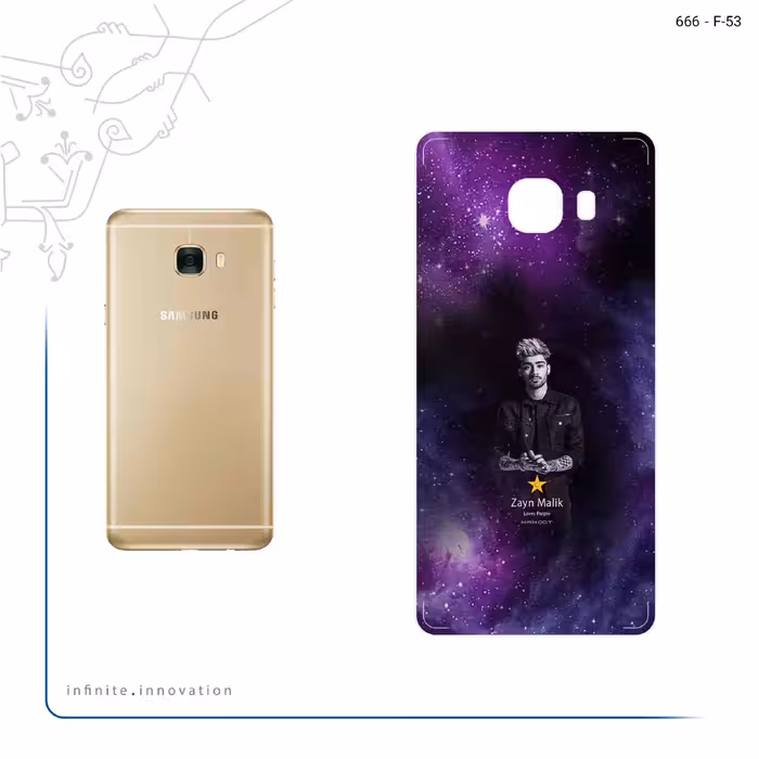 برچسب پوششی ماهوت مدل Zayn Malik مناسب برای گوشی موبایل سامسونگ Galaxy C5