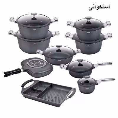 سرویس پخت و پز 17 پارچه جی فی نی مدل GZ-W