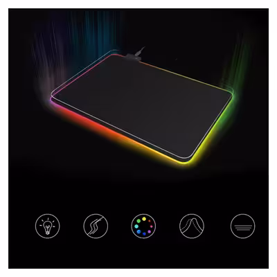 ماوس پد مخصوص بازی سنس مدل RGB 25×35