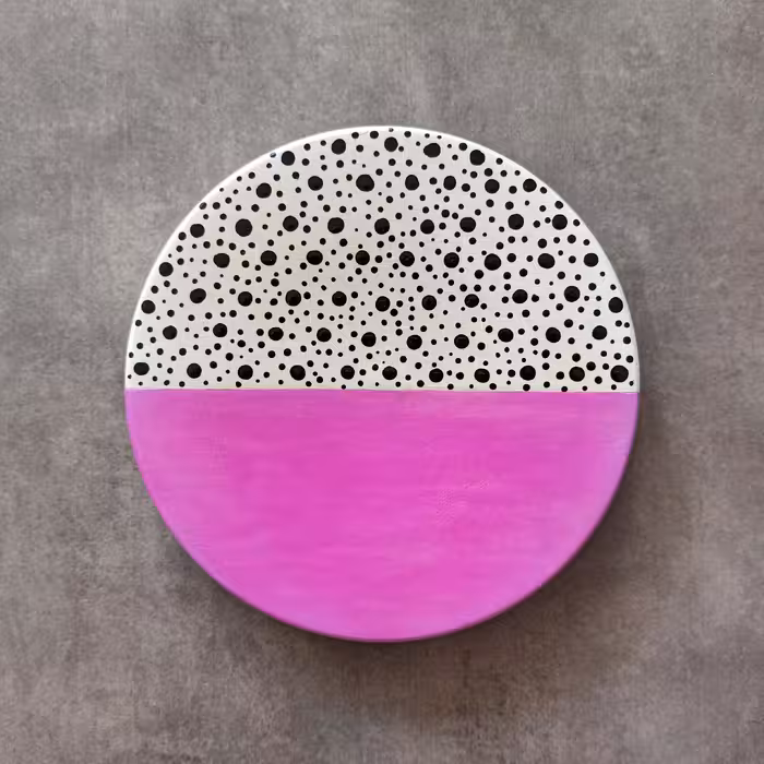 بشقاب دیوارکوب سفالی ماسالند مدل هفت سین عید مجموعه 6 عددی