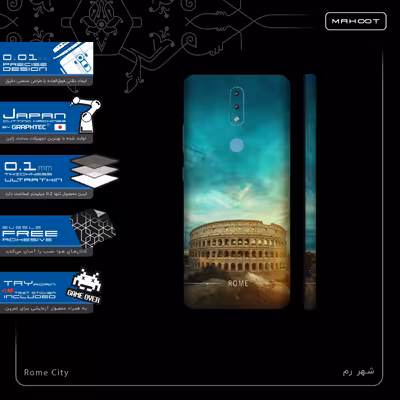 برچسب پوششی ماهوت مدل Rome-City-FullSkin مناسب برای گوشی موبایل نوکیا 2.4