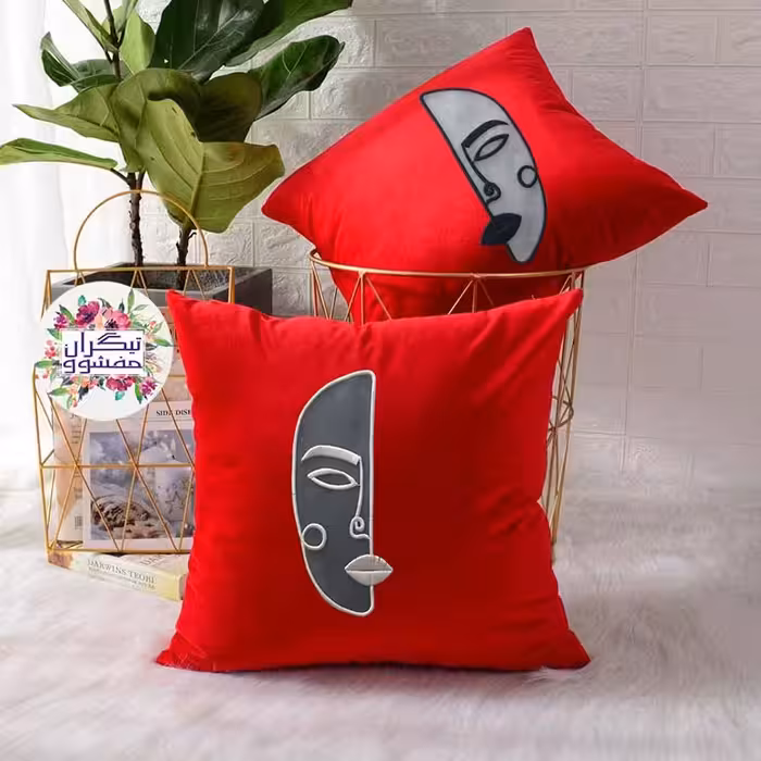 کوسن تیگران مفشوو مدل رخ کد 40cm مجموعه دو عددی