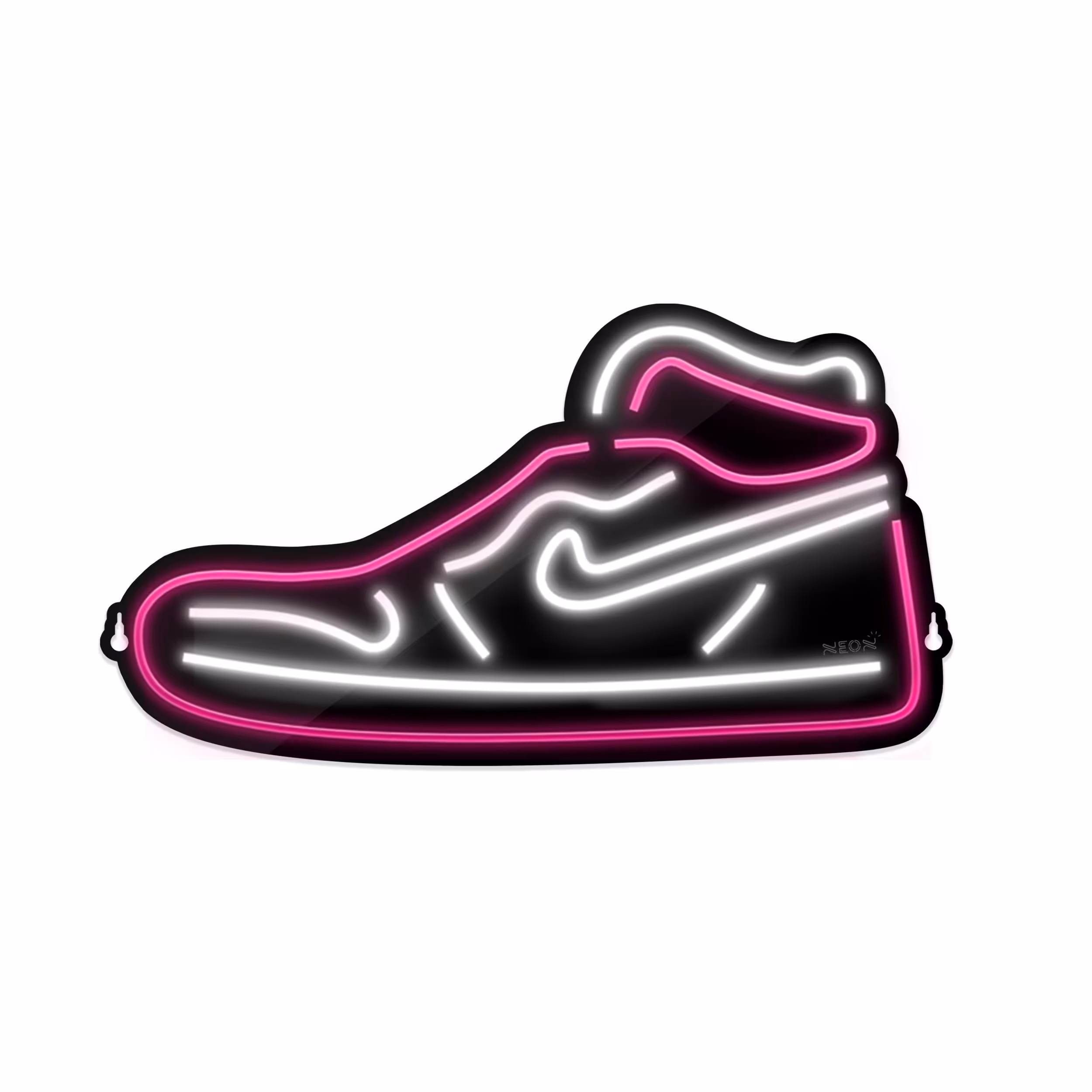 چراغ دیواری نئون دیزاین مدل Shoes-BL_PN