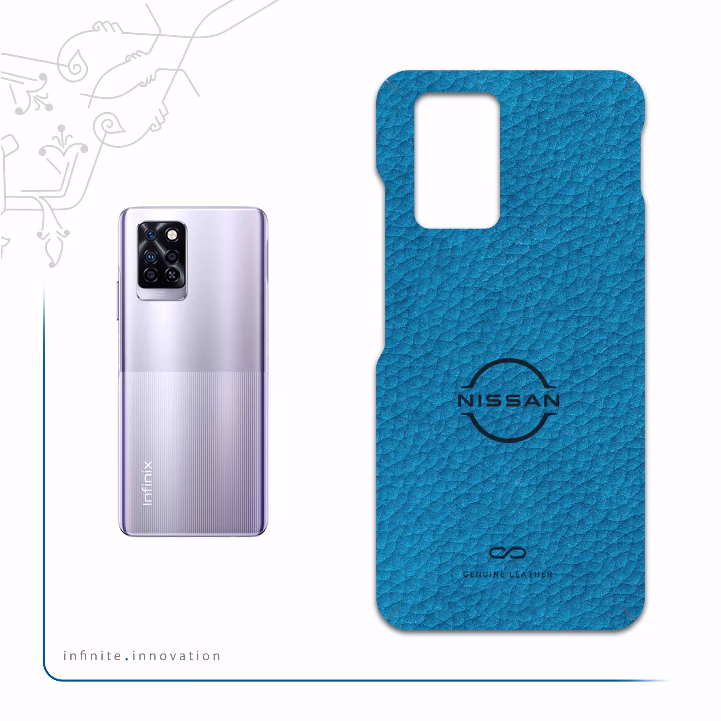 برچسب پوششی ماهوت مدل BL-NSSN مناسب برای گوشی موبایل اینفینیکس Note 10 Pro