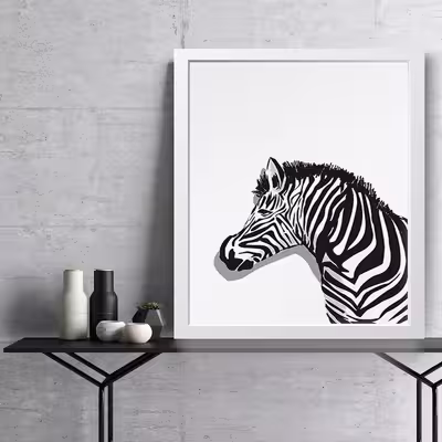 تابلو مدل دکوراتیو ZEBRA کد G8-08