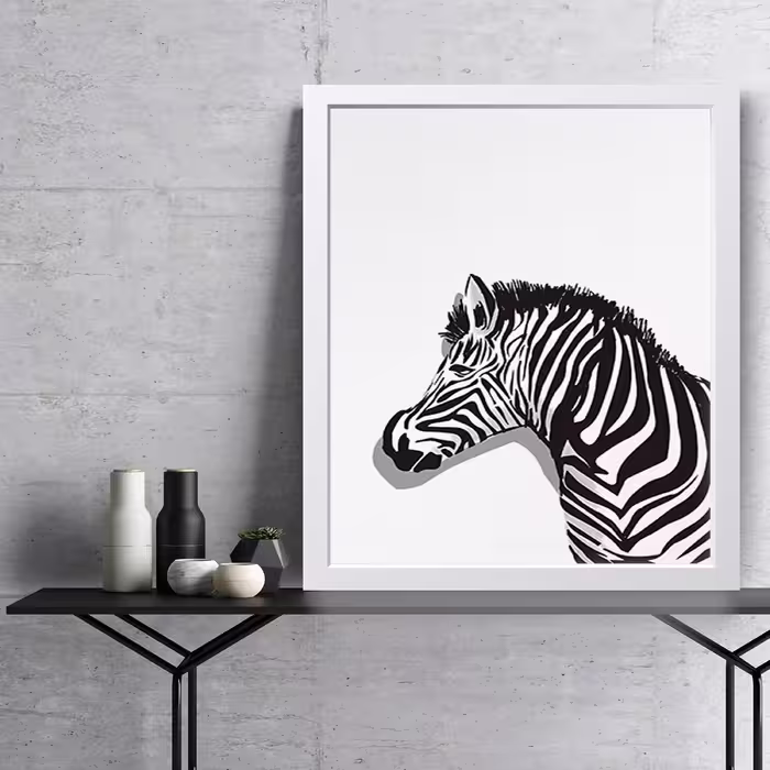 تابلو مدل دکوراتیو ZEBRA کد G8-08