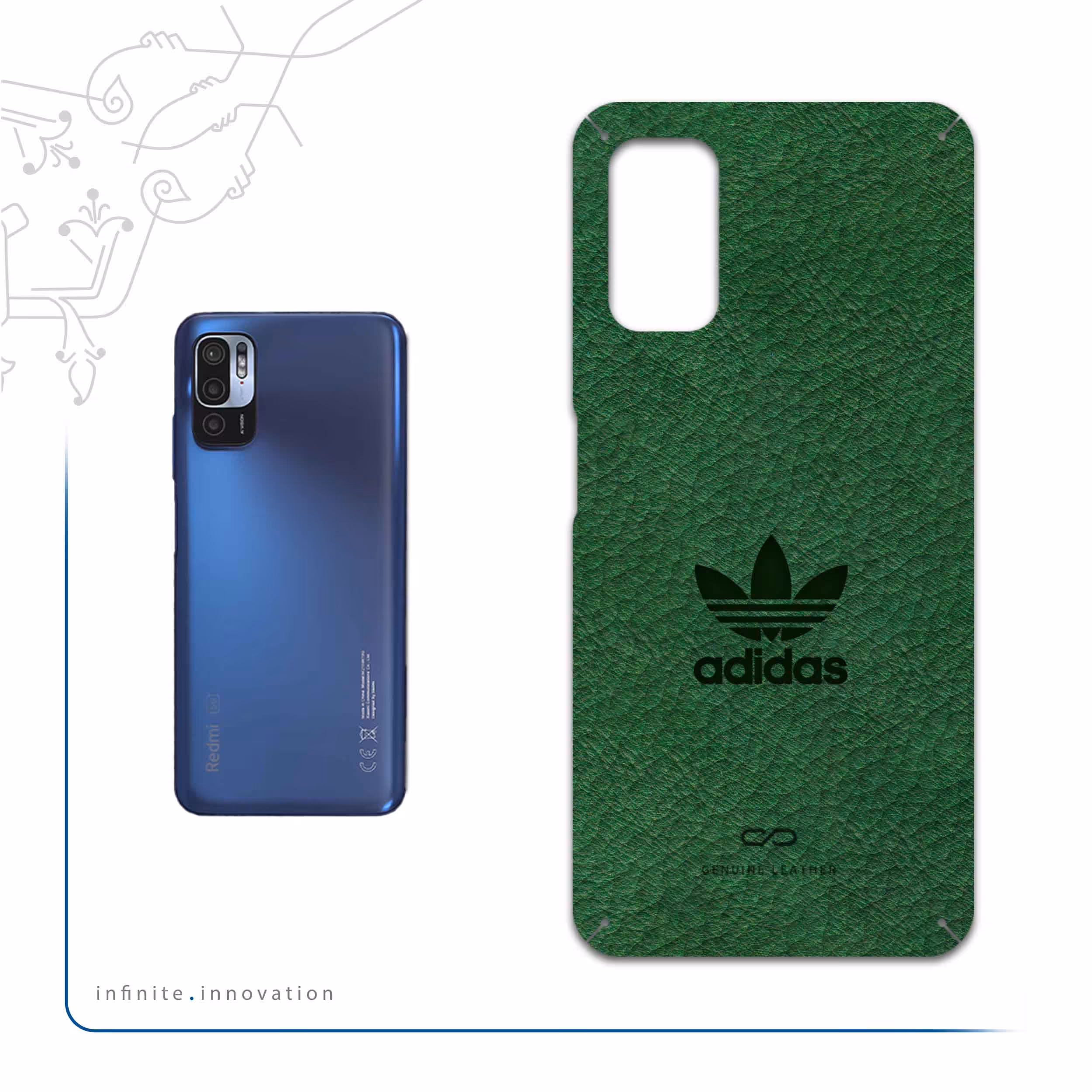 برچسب پوششی ماهوت مدل GL-DDS مناسب برای گوشی موبایل شیائومی Redmi Note 10 5G