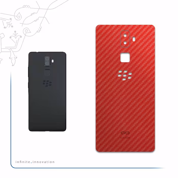 برچسب پوششی ماهوت مدل Red-Fiber مناسب برای گوشی موبایل بلک بری Evolve