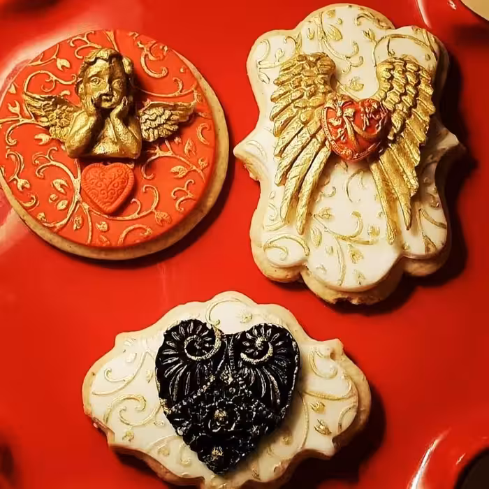 قالب فوندانت بهگز مدل بال بزرگ