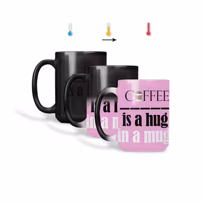 ماگ حرارتی طرح اسم آزاده مدل coffee کافی 