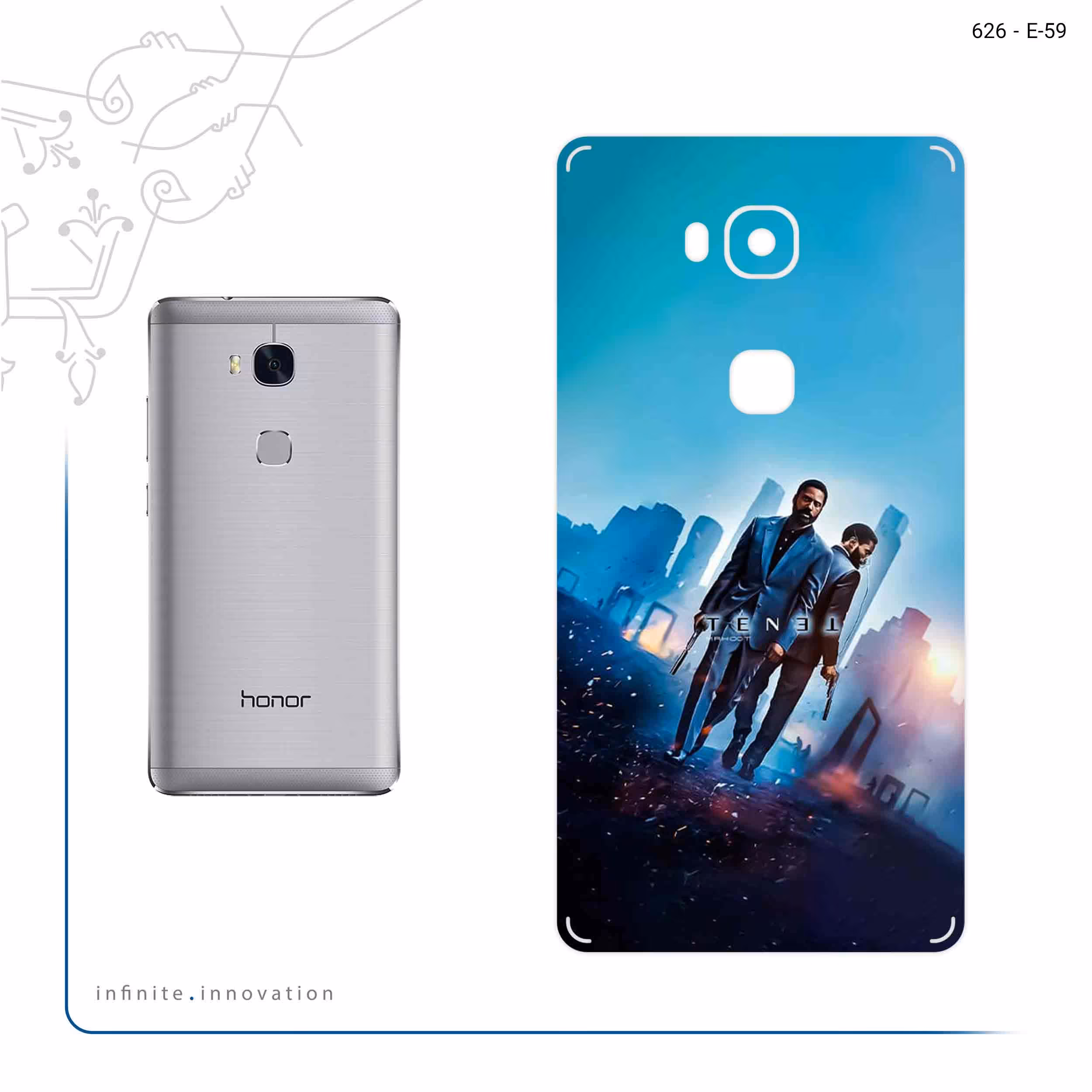 برچسب پوششی ماهوت مدل Tenet مناسب برای گوشی موبایل آنر 5X