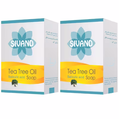 صابون ضد جوش سیوند مدل Tea Tree وزن 90 گرم مجموعه 2 عددی