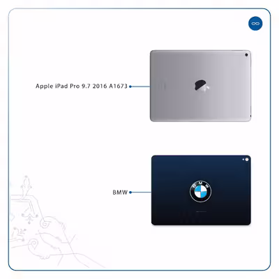 برچسب پوششی ماهوت مدل BMW مناسب برای تبلت اپل iPad Pro 9.7 2016 A1673