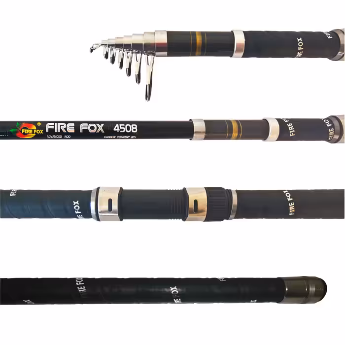 چوب ماهیگیری فایرفاکس مدل Advanced Rod 4.50 به همراه طعمه ماهیگیری