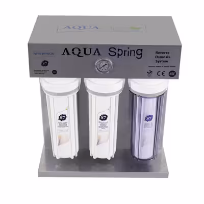 دستگاه تصفیه کننده آب آکوآ اسپرینگ مدل RO-S7-KZ 7001 به همراه فیلتر مجموعه 4 عددی