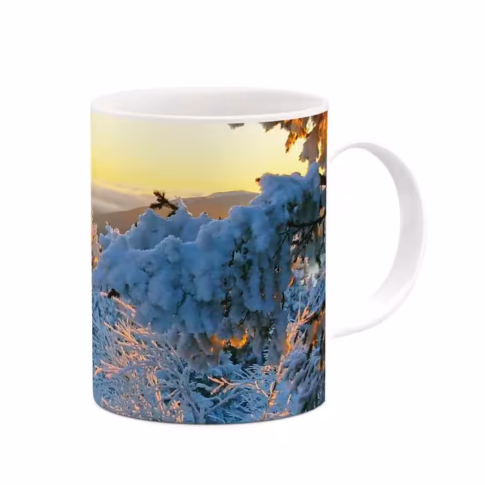 ماگ طرح جنگل برفی مدل mgs06606