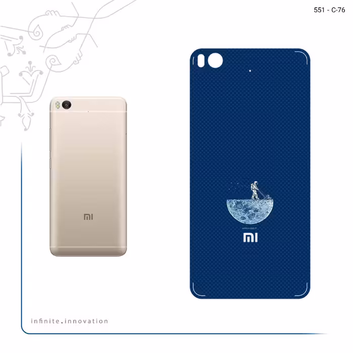 برچسب پوششی ماهوت مدل Minimal Gardener Astronaut مناسب برای گوشی موبایل شیائومی Mi 5s