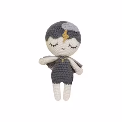 عروسک بافتنی مدل  پسرک رعد و برق کد 30