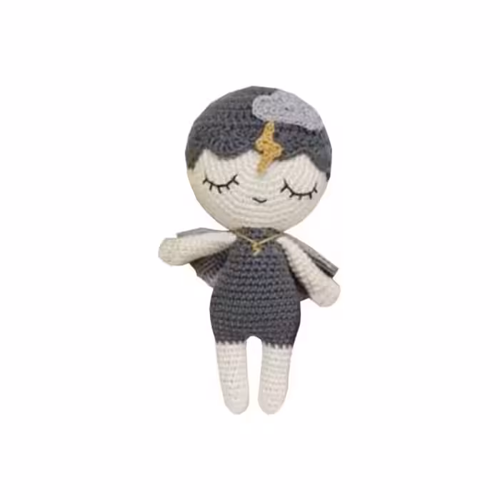 عروسک بافتنی مدل  پسرک رعد و برق کد 30